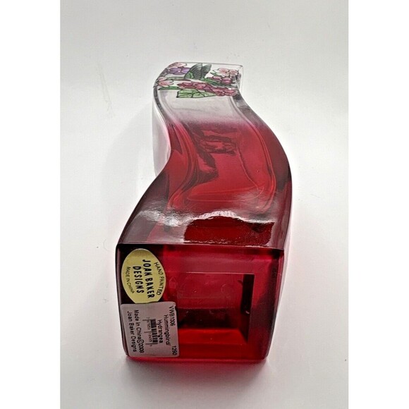 Joan Baker Designs Hand Painted Hummingbird Hydrangea Vase Used - Picture 7 of 12